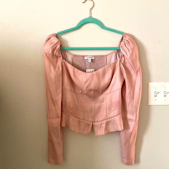 Good American size 2 silk blouse - Picture 1 of 3